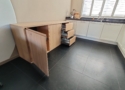 eiken dressoir met lades en deuren