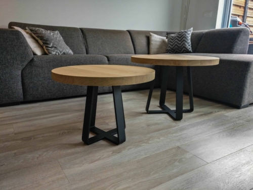 Ronde salontafel set